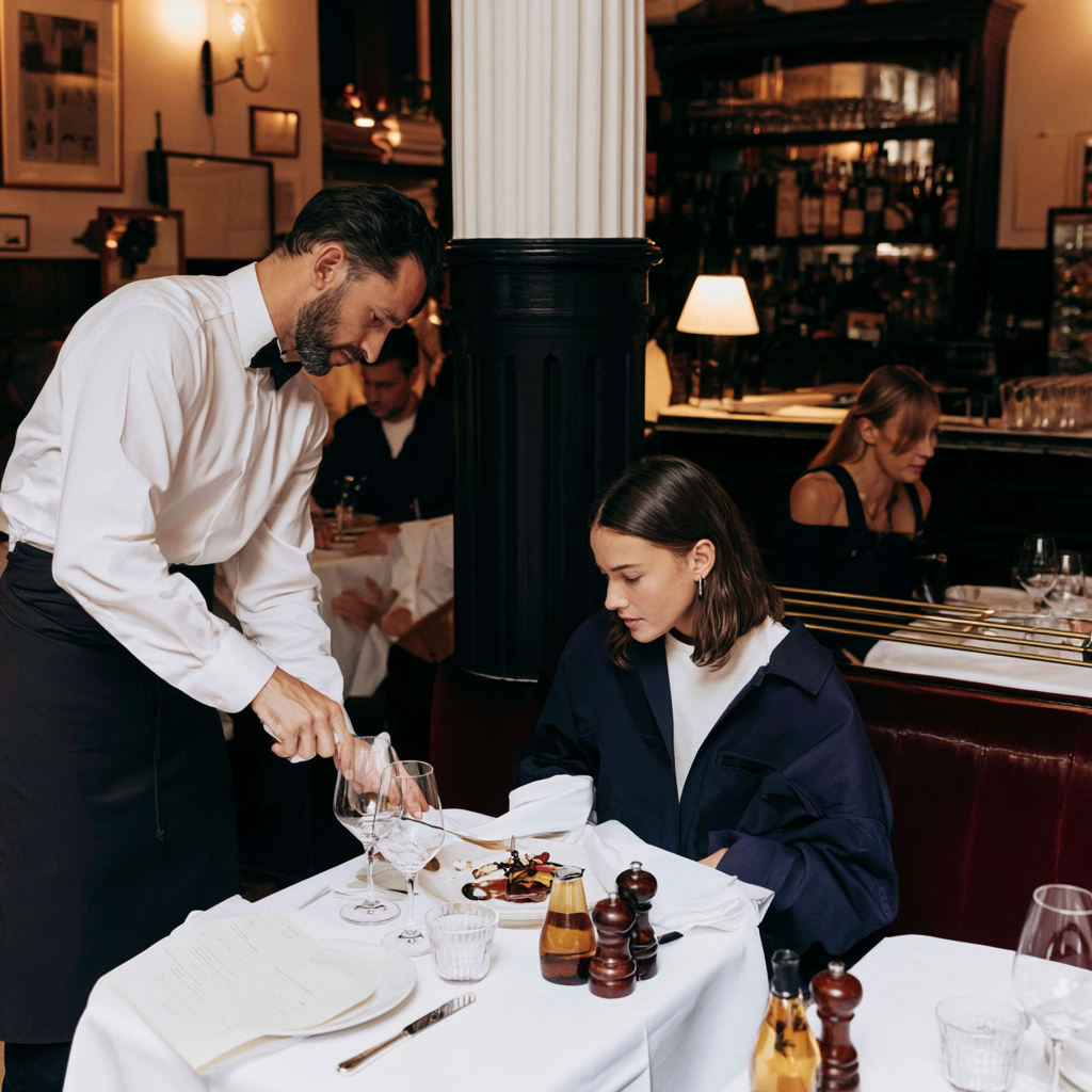 Guest in a restaurant
