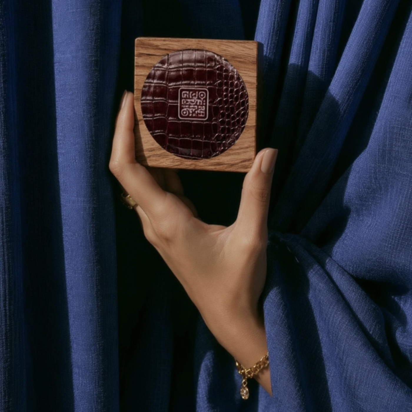 Hochwertiger QR-Code Aufsteller für die Hotellerie