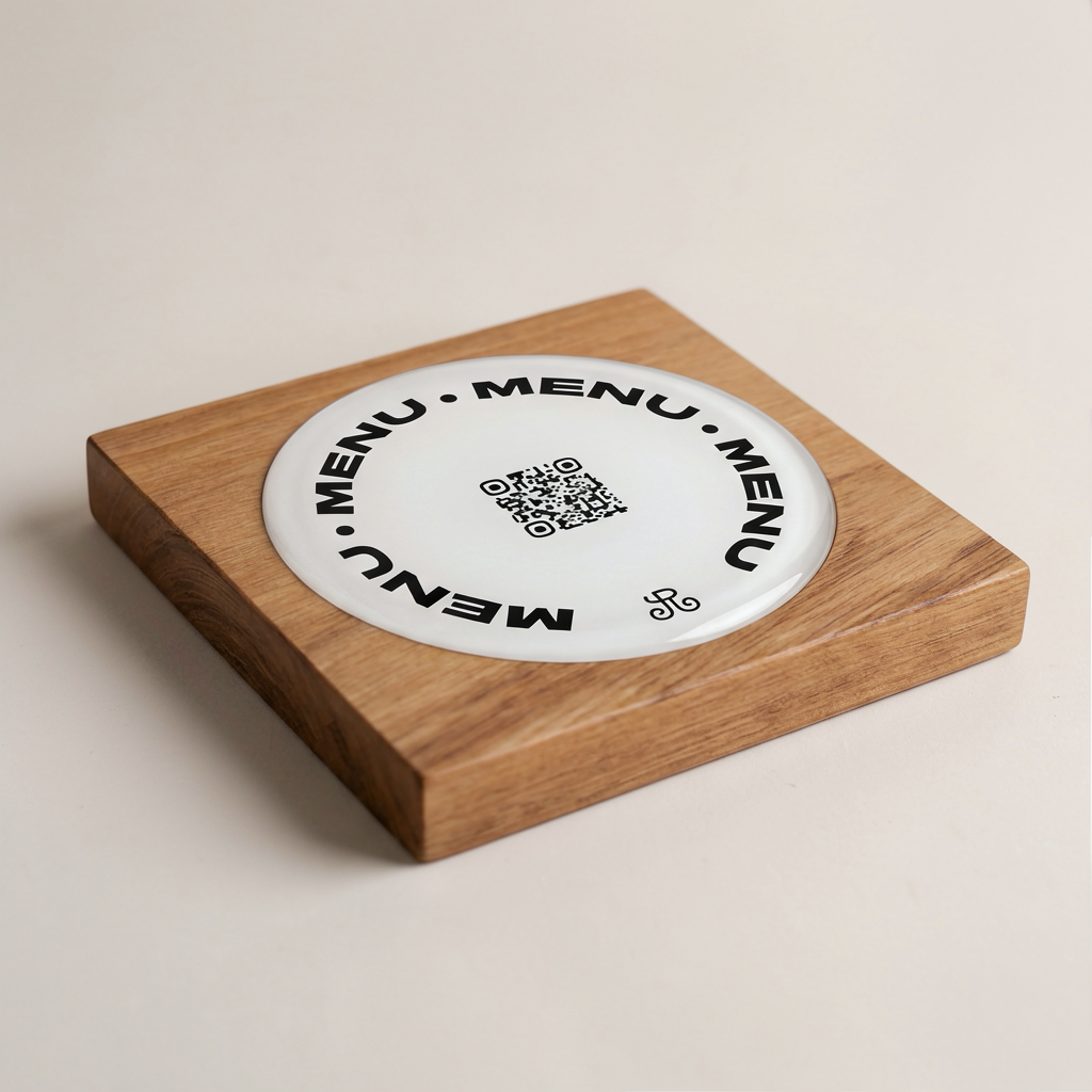Aufleger mit QR Code und NFC