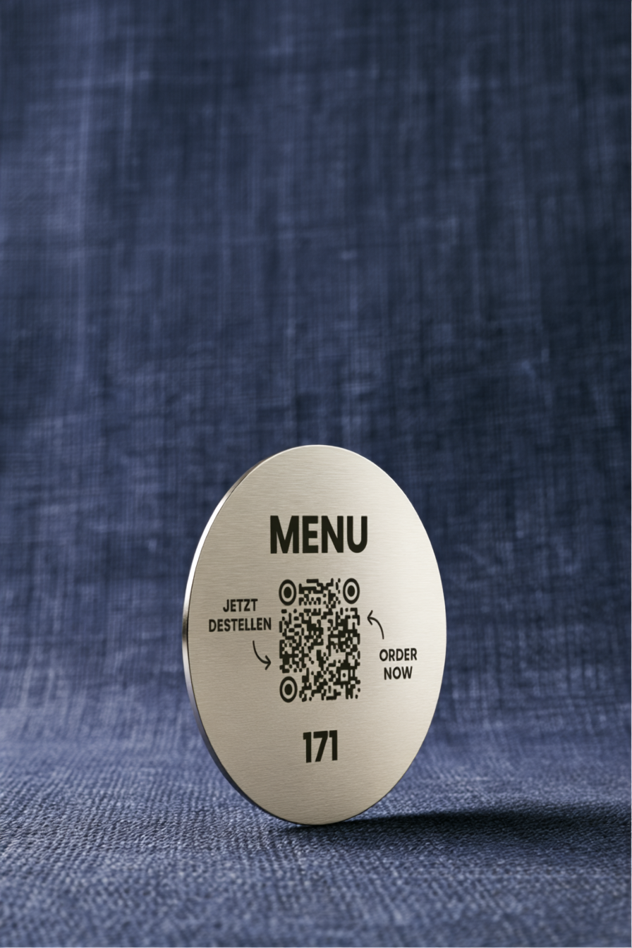 Edelstahl Aufkleber für die Gastronomie von PRODUCTMATE