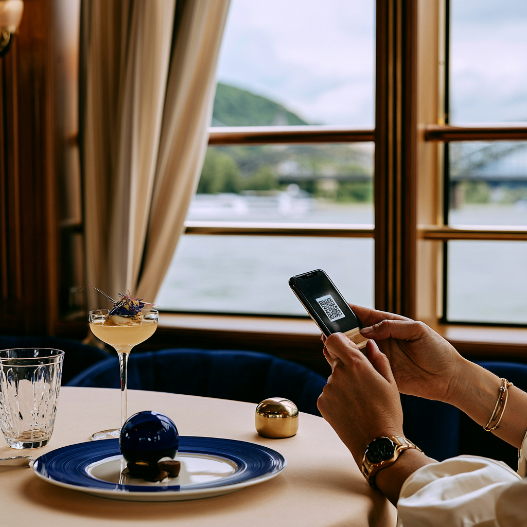 QR-Code Speisekarte für Schiffe