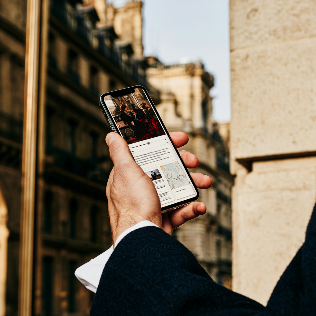 Smartphone in der Hand